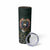 Personalized American Patriot Skinny Tumbler Custom Name Land Of The Free Because Of The Brave