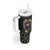 Personalized American Patriot Tumbler With Handle Custom Name Land Of The Free Because Of The Brave