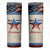 American Patriot Christian Skinny Tumbler God Bless America