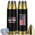 American Patriot Bullet Tumbler US Citizen Est 2025 Proud To Be American