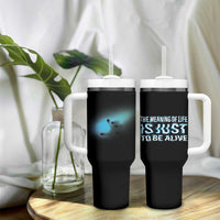 Suicide Prevention Tumbler With Handle The Meaning Of Life Is Just To Be Alive - Wonder Print Shop
