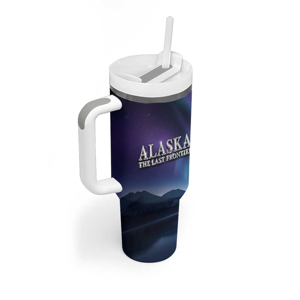 Alaska Aurora Tumbler With Handle The Last Frontier Bear Home - Wonder Print Shop
