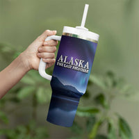Alaska Aurora Tumbler With Handle The Last Frontier Bear Home - Wonder Print Shop