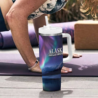 Alaska Aurora Tumbler With Handle The Last Frontier Bear Home - Wonder Print Shop