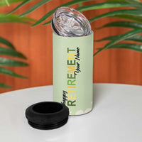 Personalized Retirement Gifts 4 in 1 Can Cooler Tumbler Custom Name Retired 2025 Every Sip Tastes Like It's Not My Problem Anymore