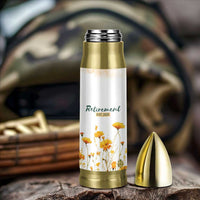 Personalized Retirement Gifts For Women Bullet Tumbler Custom Name Retired 2025 Not My Problem Anymore