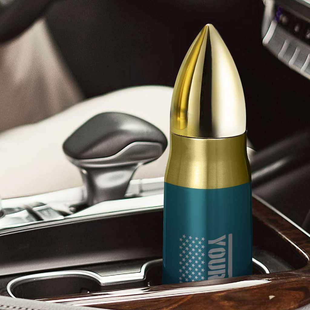 Personalized Retirement Gifts Bullet Tumbler Custom Name Fucking Quitter Mean Happy Retirement 2025