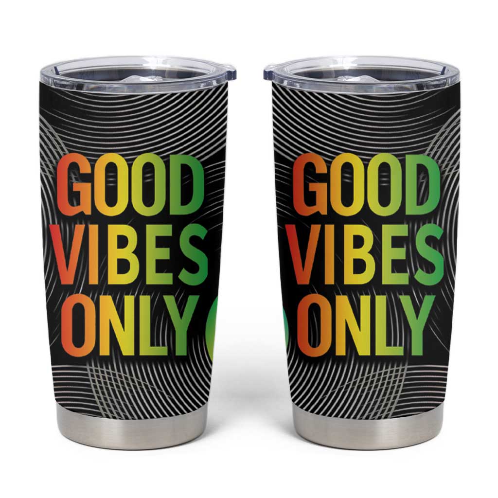 Jamaica Reggae Reggae Tumbler Cup Good Vibe Only - Wonder Print Shop