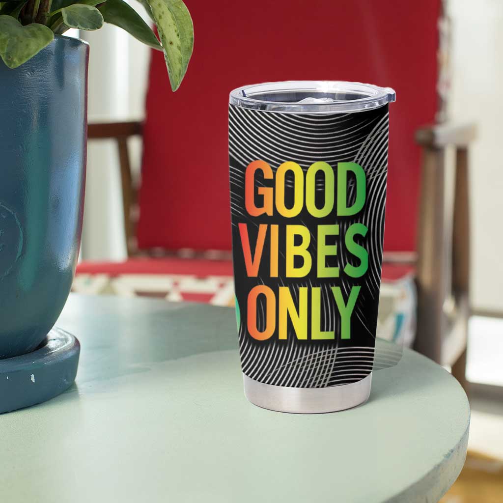 Jamaica Reggae Reggae Tumbler Cup Good Vibe Only - Wonder Print Shop