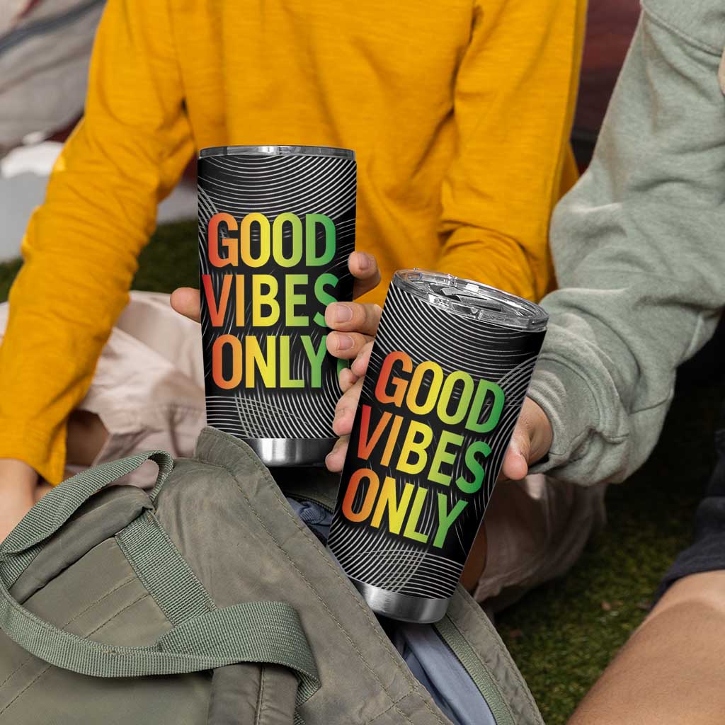 Jamaica Reggae Reggae Tumbler Cup Good Vibe Only - Wonder Print Shop