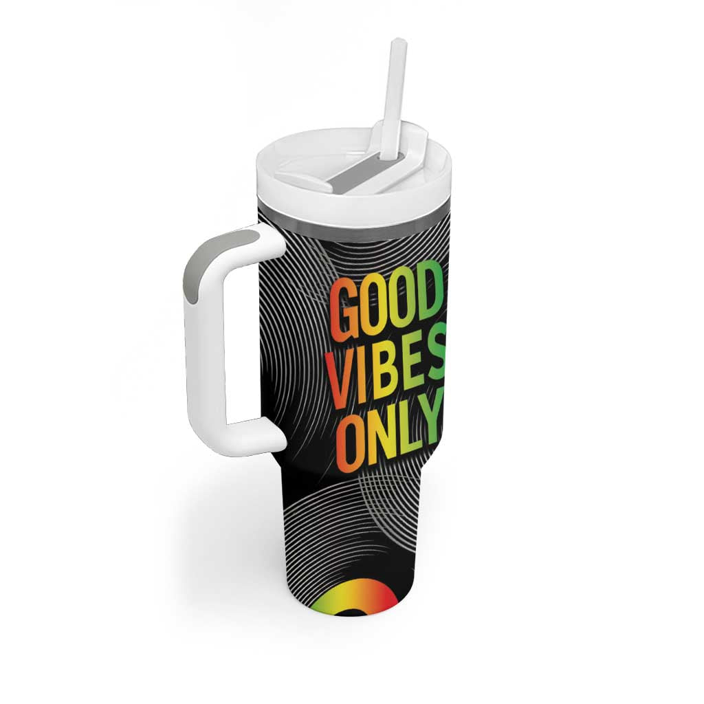Jamaica Reggae Reggae Tumbler With Handle Good Vibe Only - Wonder Print Shop