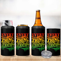 Jamaica Reggae 4 in 1 Can Cooler Tumbler Every Little Thing Gonna Be Alright Good Vibes - Wonder Print Shop