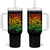 Jamaica Reggae Tumbler With Handle Every Little Thing Gonna Be Alright Good Vibes - Wonder Print Shop