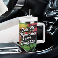 Jamaica Family Trip 2024 Souvenir Tumbler With Handle Jamaican Beach Vacation Lots Of Memories And Laughter - Wonder Print Shop