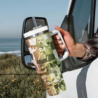 Black Pride Tumbler With Handle Black History 24/7/365 Melanin Civil Rights Leaders