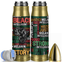 Black History Leaders Bullet Tumbler MLK Malcolm X Obama Nelson Civil Rights Leaders Melanin African Pride