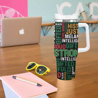 Black History Leaders Tumbler With Handle MLK Malcolm X Obama Nelson Civil Rights Leaders Melanin African Pride