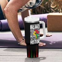 Black Pride Tumbler With Handle Black Love Joy Excellence Pride BLM Black History