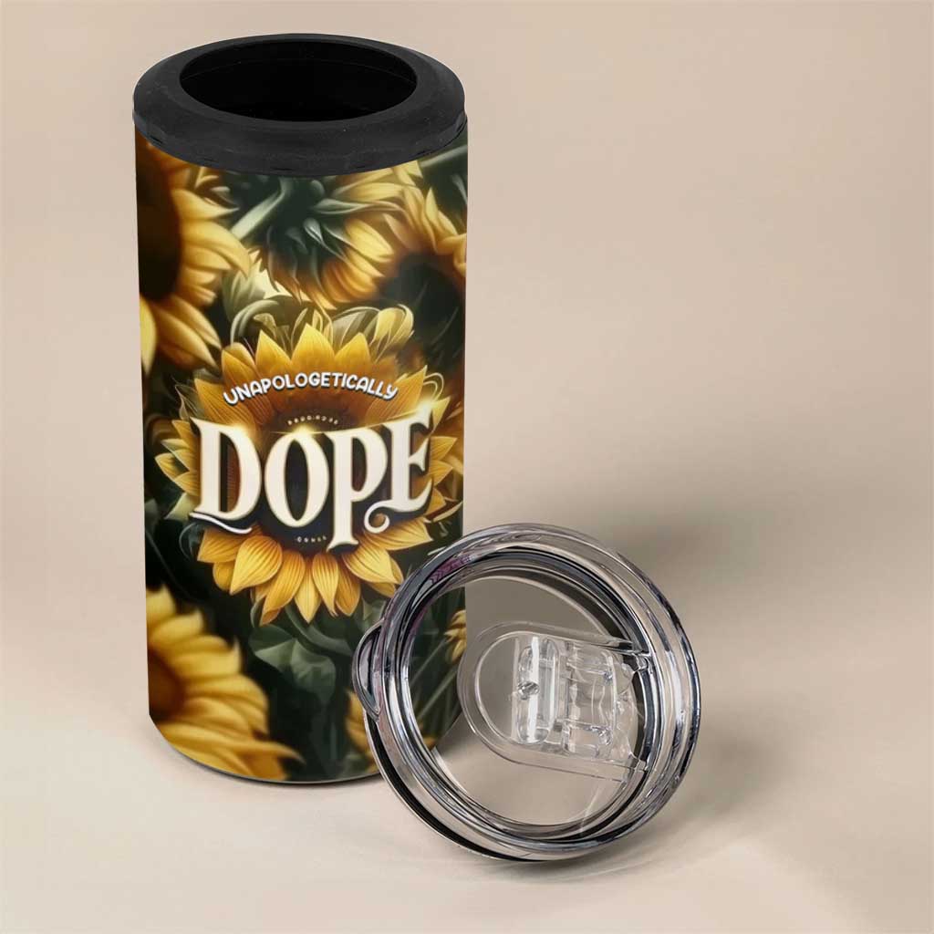 Black Women 4 in 1 Can Cooler Tumbler Unapologetically Dope Pretty Melanin Pride