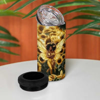 Black Women 4 in 1 Can Cooler Tumbler Unapologetically Dope Pretty Melanin Pride