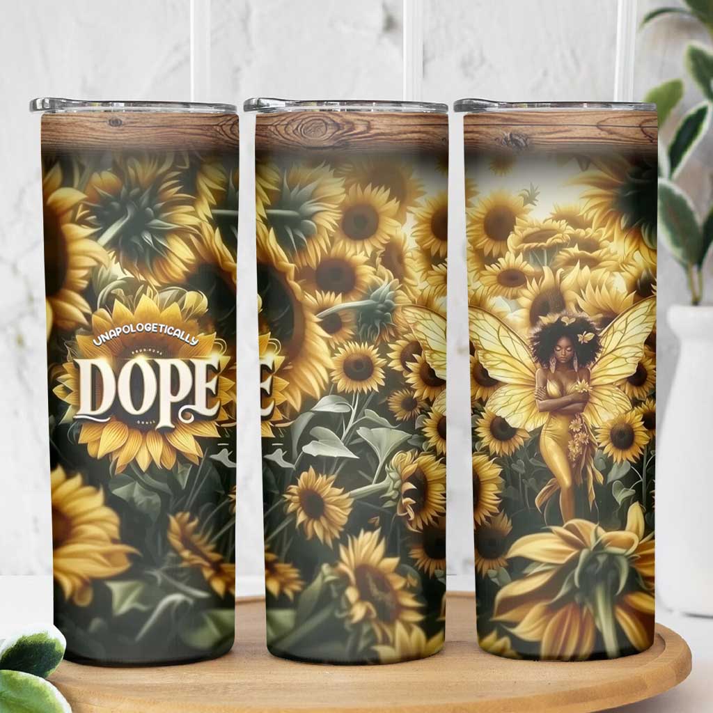 Black Women Skinny Tumbler Unapologetically Dope Pretty Melanin Pride
