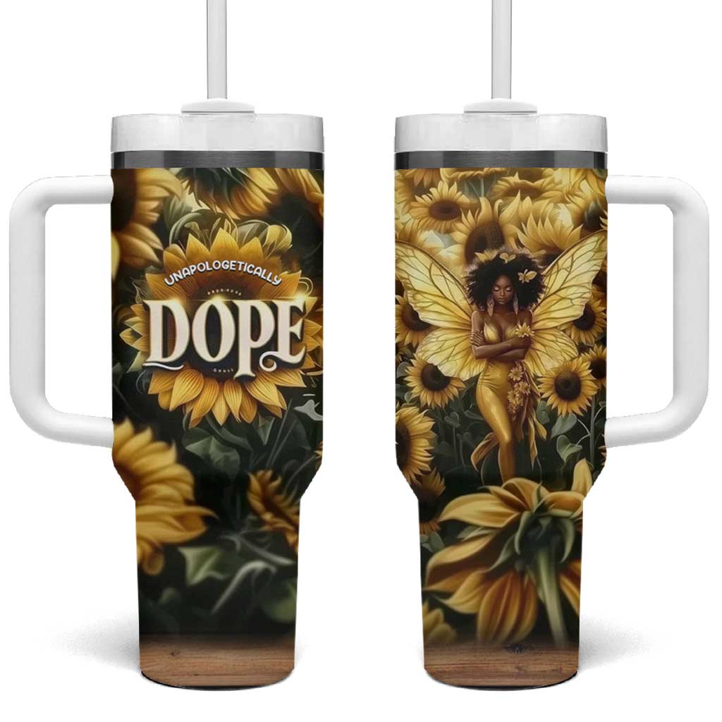 Black Women Tumbler With Handle Unapologetically Dope Pretty Melanin Pride