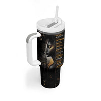 Black Women Inspire Tumbler With Handle African Queen Beautiful Victorious Enough Gift For Her