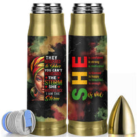 Black Women Bullet Tumbler Confident Strong She Is Me Gift For Her