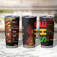 Black Women Tumbler Cup Confident Strong She Is Me Gift For Her