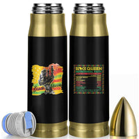 Black Women Bullet Tumbler Black Queen Nutrition Facts Gift for Her