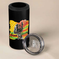 Black Women 4 in 1 Can Cooler Tumbler Black Queen Nutrition Facts Gift for Her