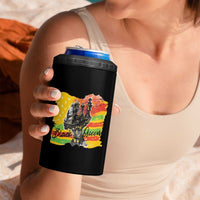 Black Women 4 in 1 Can Cooler Tumbler Black Queen Nutrition Facts Gift for Her