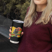 Black Women Tumbler Cup Black Queen Nutrition Facts Gift for Her