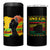 Black King 4 in 1 Can Cooler Tumbler African American Man Pride Gift for Him