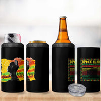 Black King 4 in 1 Can Cooler Tumbler African American Man Pride Gift for Him
