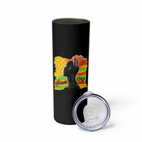 Black King Skinny Tumbler African American Man Pride Gift for Him