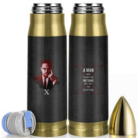 Malcolm X Bullet Tumbler A Man who Stands For Nothing Will Fall For Everything Black History
