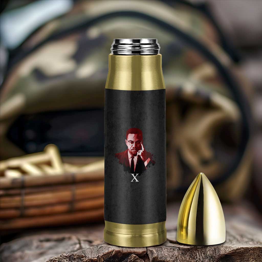Malcolm X Bullet Tumbler A Man who Stands For Nothing Will Fall For Everything Black History