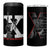 Malcolm X 4 in 1 Can Cooler Tumbler By Any Means Civil Rights Leaders Black Pride BLM