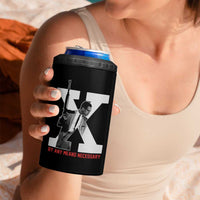 Malcolm X 4 in 1 Can Cooler Tumbler By Any Means Civil Rights Leaders Black Pride BLM