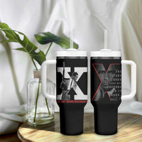 Malcolm X Tumbler With Handle By Any Means Civil Rights Leaders Black Pride BLM