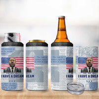 Martin Luther King Jr. 4 in 1 Can Cooler Tumbler I Have A Dream Like King Civil Rights Leaders Black Pride