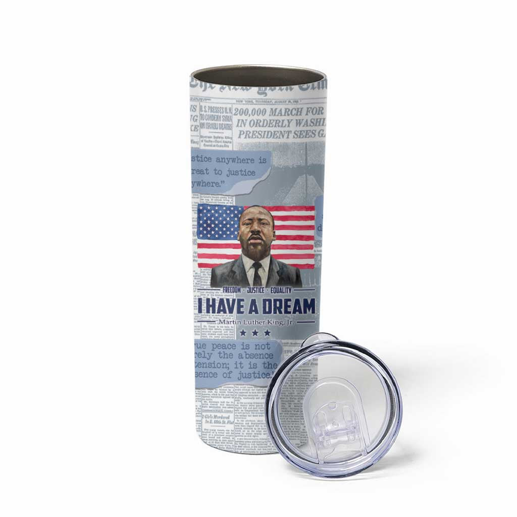 Martin Luther King Jr. Skinny Tumbler I Have A Dream Like King Civil Rights Leaders Black Pride