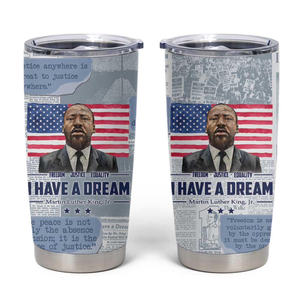 Martin Luther King Jr. Tumbler Cup I Have A Dream Like King Civil Rights Leaders Black Pride