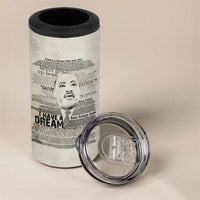 Martin Luther King Jr. 4 in 1 Can Cooler Tumbler I Have A Dream Civil Rights Leader American Flag