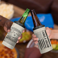 Martin Luther King Jr. 4 in 1 Can Cooler Tumbler I Have A Dream Civil Rights Leader American Flag