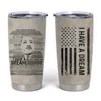 Martin Luther King Jr. Tumbler Cup I Have A Dream Civil Rights Leader American Flag