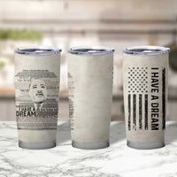 Martin Luther King Jr. Tumbler Cup I Have A Dream Civil Rights Leader American Flag