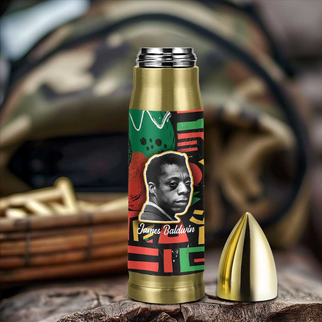 James Baldwin Bullet Tumbler I Can't Believe What You Say Because I See What You Do Black Pride