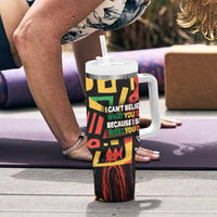 James Baldwin Tumbler With Handle I Can't Believe What You Say Because I See What You Do Black Pride
